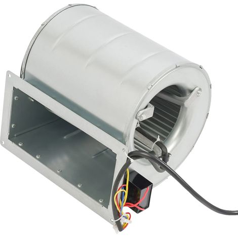 Ventilateur centrifuge, construction robuste, flux d'air efficace, argent (1/2)