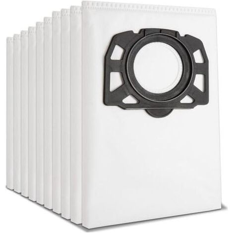 Lot de 10 sacs d&39aspirateur pour Kärcher 2.863-006.0, Sacs Aspirateur pour Kärcher WD4 WD5 WD6 WD5P WD6P Premium MV4 MV5 MV6 p (1/5)