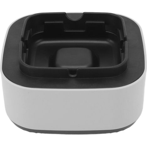Cendrier sans fumée multifonctionnel anti-mouches et poussière 2 en 1, désodorisant à ions négatifs pour la maison, gris (1/5)