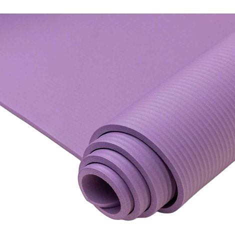 Tapis De Yoga NBR - épaisseur 2 Cm Longueur 180 Cm Largeur 60 Cm - Pour Pilates Et étirements - 1 Pièce (1/5)