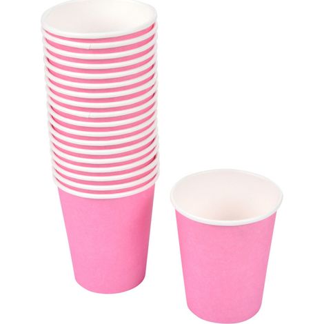 Set de 20 gobelets en carton Rose (1/2)