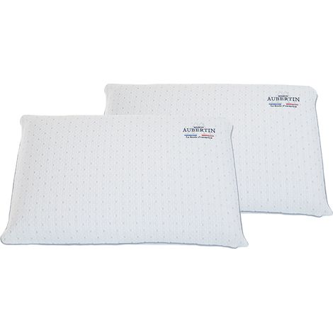 Lot de 2 Oreillers Malva ergonomique 60 x 40 cm - 40x60 cm - lot de 2 - Blanc (1/3)