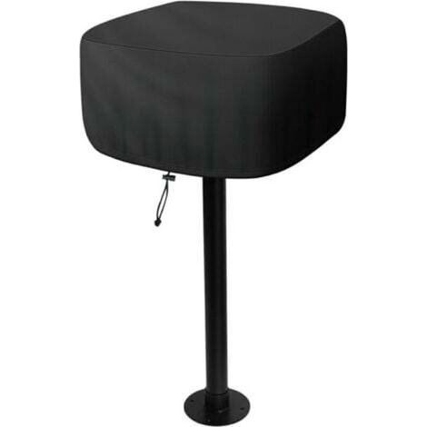 Eine rechteckige Abdeckung für Parkgrills aus wasserdichtem 210D Oxford-Gewebe, geeignet für Grills mit den Maßen 62 x 60 x 50 cm. (1/4)