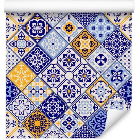 Papier peint imitation mosaïque pour salon et chambre 50x1000 cm (1/5)