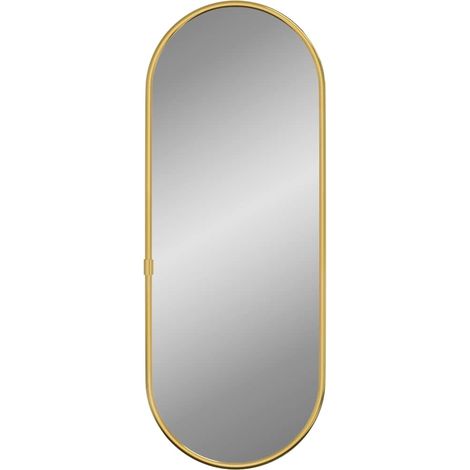 Maison Exclusive - Wandspiegel Golden 40x15 cm Oval (1/5)