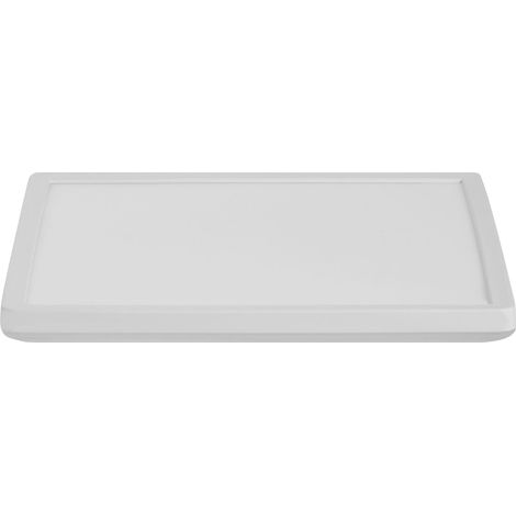 Pannello Luminoso LED Quadrato Plafoniera a Filo Soffitto con Telecomando 30 cm Bianco Tivora (1/5)