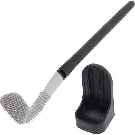 WC avec support en PP TPR noire flexible pour salles de (1/5)