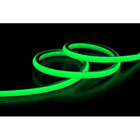 Trade Shop - STRIP LED NEON FLESSIBIBLE STRISCIA DECORATIVA 5 MT IP65 VARI TONI LUCE U-12V - (1/2)
