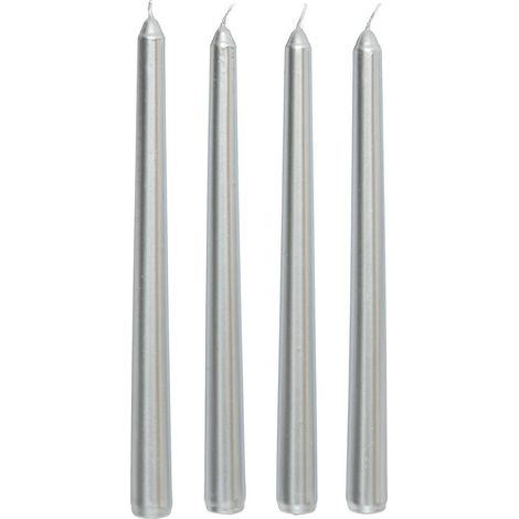 Kerzen Satin, 25 cm, 4er-Set (1/3)