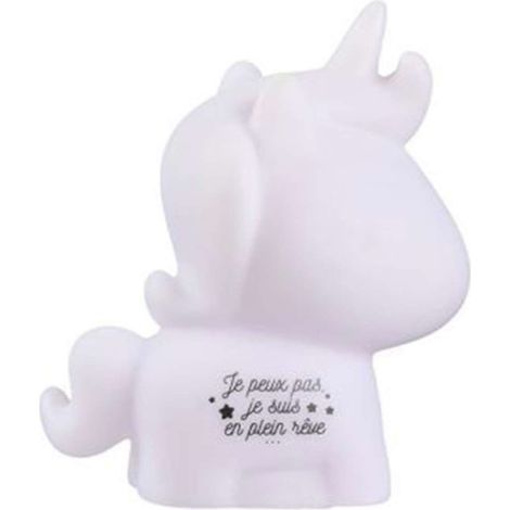 Veilleuse Enfant à Poser "Licorne" 10cm Blanc (1/4)