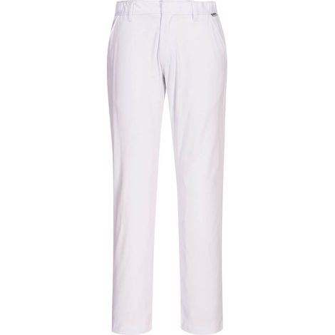 Pantalón Chino Slim Stretch extensible Blanco L - FR(48) - UK(38)