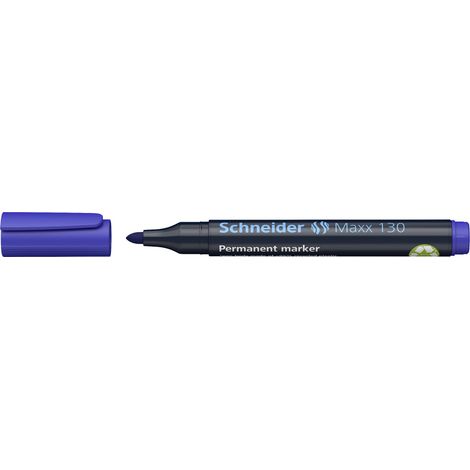 Schneider Permanentmarker Maxx 130 113003 1-3mm Rundspitze blau (1/5)