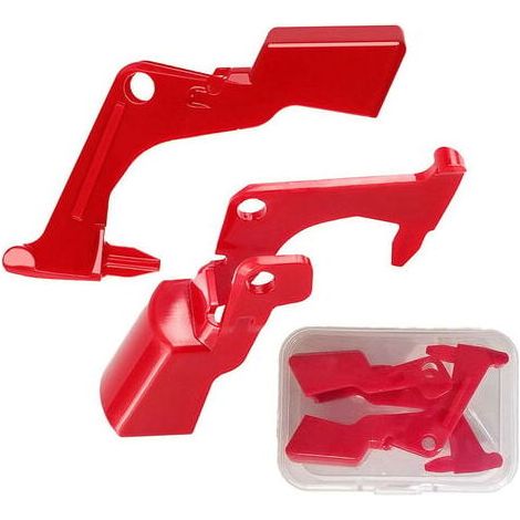 2 Stück Power-Trigger-Schalter für Dyson V10 V11, leistungsstarker Trigger-Knopf, Ersatzschalter-Teile für Dyson V11 V10, Rot  FLITI (1/4)