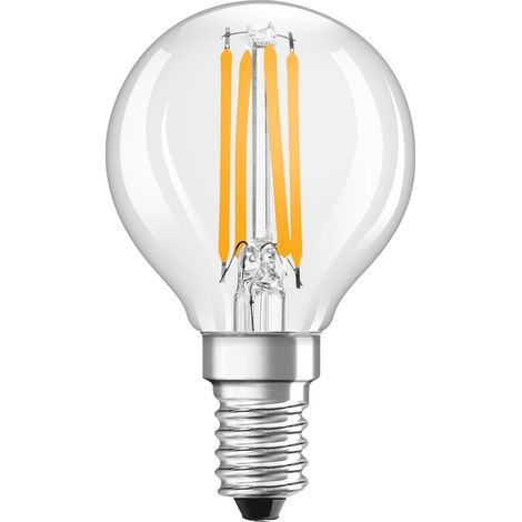 Ledvance Classic LED E14 Poire Filament Claire 4W 470lm - 827 (1/3)
