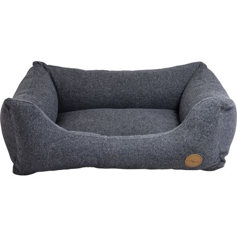 Sofa Orthopédique pour Chien Hampton - Panier d’Intérieur pour Chiens Agés ou aux Articulations Fragiles - Gris Foncé, S, 60 x 44 x 23 cm (1/5)