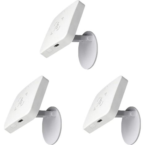 3X Détecteur de Présence Humaine Tuya Zigbee avec Support Capteur PIR Intelligent Du Corps Humain Radar MmWave Capteur de Mouvement à Micro-Ondes Détecter (1/5)