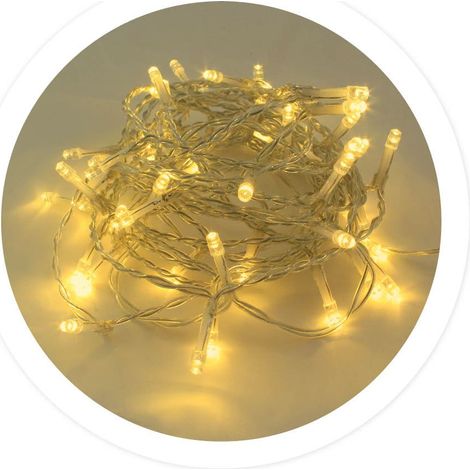 Ghirlanda di filo LED 4,9M 8 funzioni Luce calda (1/2)