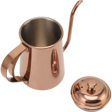 650 ml Kaffeekessel für Filterkaffee, verdickt, Edelstahl 304, Schwanenhals (1/5)