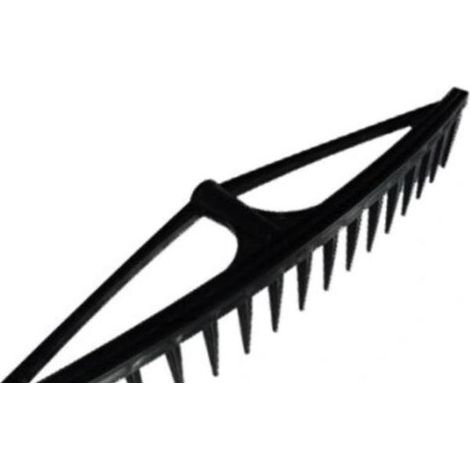 ebertools rastrillo jardin plastico 18t - mango ø 28mm eko  ,