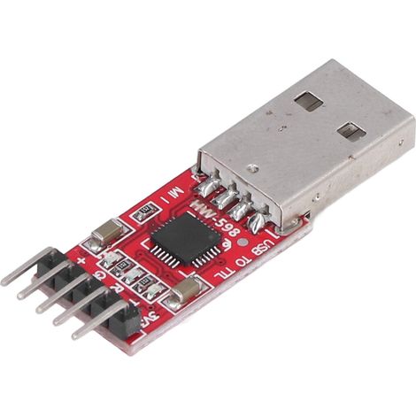 Module de programmation USB TTL pour microcontrôleurs STC avec câbles inclus (1/5)