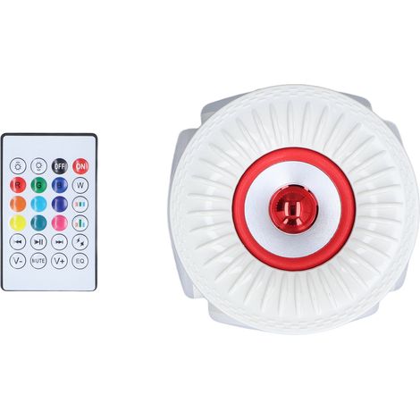 Ampoule musicale RGB flexible et réglable avec haut-parleur intégré, protection oculaire, idéale pour les sous-sols et garages (85 V à 265 V). (1/5)