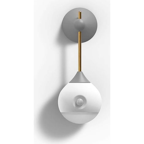 Capteur de lumière, Lumière d'armoire, Portable LED lumière de Nuit, éclairage de Nuit, Applique Intelligente du Corps Humain Induction Chevet lumière Chaude (1/5)