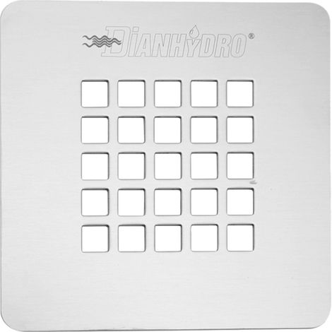 Griglia per Piatto Doccia Serenity Inox - 12,5 x 12,5 cm (1/3)