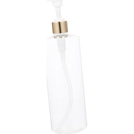 500-ml-Flasche aus durchsichtigem Kunststoff mit Pumpspender, vielseitig verwendbar im Badezimmer, für Shampoo und Duschgel (1/5)