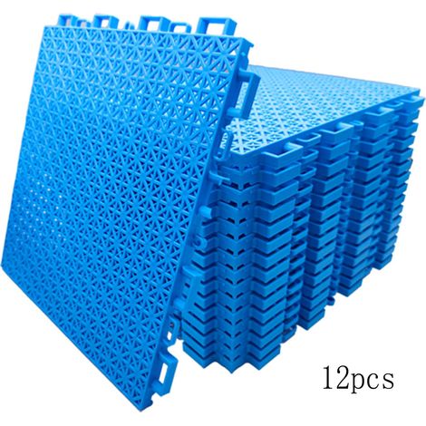 drainage pour piscine multi assemblages revêtement sol en emboîtable salles bain terrasses 12 dalles Plastique (1/5)