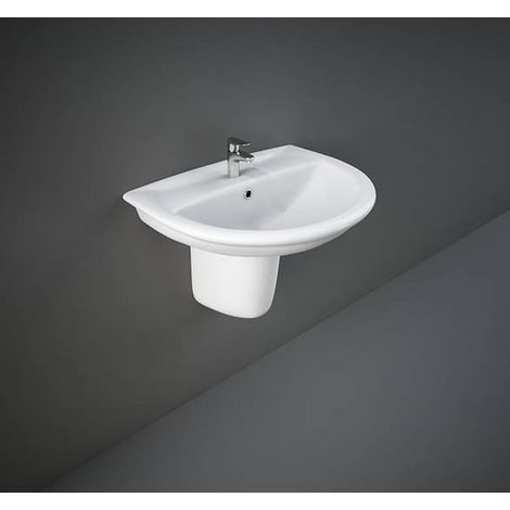Lavabo sospeso 65 cm Rak Ceramics Karla KAWB00003 Bianco (1/3)