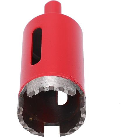 Foret à denture ondulée en acier rapide diamant rouge pour marbre et béton (32) (1/5)