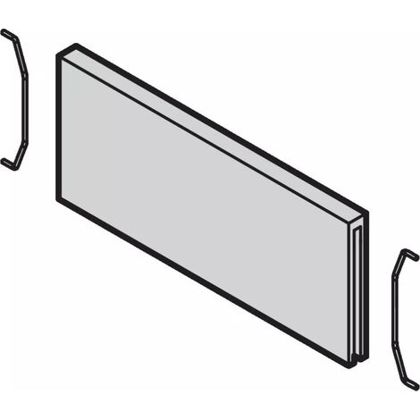 Accessoires AMBIA-LINE design bois hauteurs M et K - BLUM - Séparateur transversal individuel - Pour largeur 100 mm. H 50 mm. - Chêne Nebraska