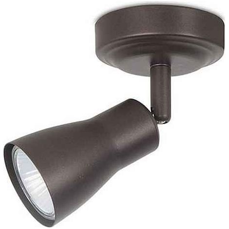 FORLIGHT Proyector Ip20 Safran Single Gu10 8W Marrón 550Lm (1/3)