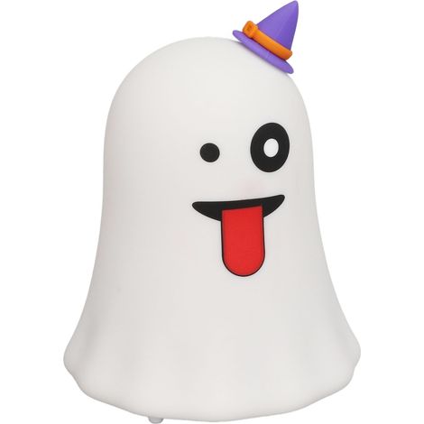 Niedliche LED-Nachtlampe in Geisterform mit 7 Farben, USB-Ladefunktion, aus Silikon und ABS, ideal für Kinderzimmer und Halloween. (1/5)