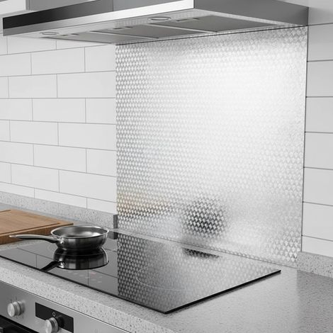 Rouleau Adhésif au Mètre - Autocollants Revêtement Adhésif Cuisine, Meubles et Salle de Bain Aluminium - H60 cm x L1 m, Aluminum (1/5)