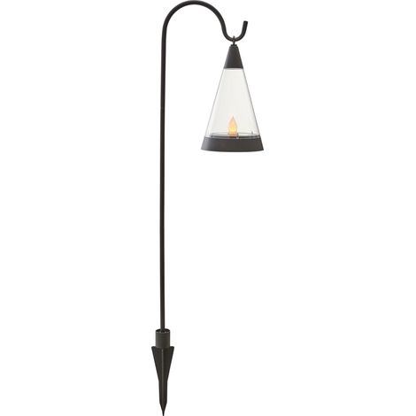 LED-Solar-Windlicht "Pisa",Kunststoff, 1 amber Led (1/5)