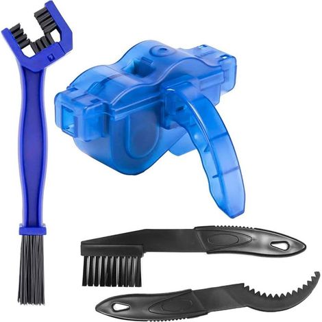 Bicycle Chain Cleaner, Bike Chain Cleaner, Motorcycle Chain Cleaner, 4 Pieces Bicycle Chain Cleaning Maintenance Tools Oil Cleaner Bicycle Chain Cleaner (1/5)
