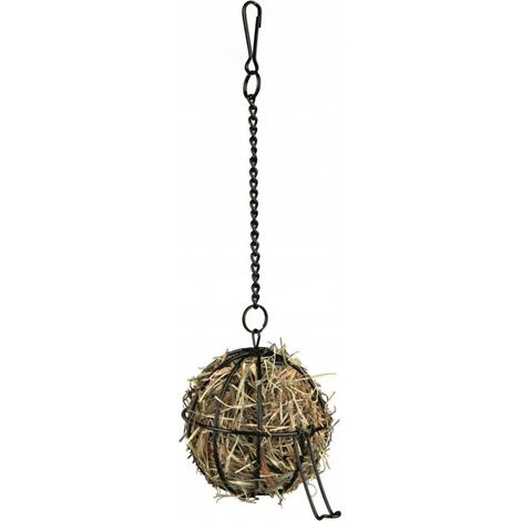 TRIXIE - Recipiente para ensalada para roedores - Bola de metal, 8 cm