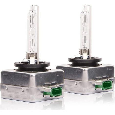 Paquete de 2 bombillas de xenón HID de repuesto para bombillas D3S - Faros de coche, 12V, 35W (6000K) (1/5)
