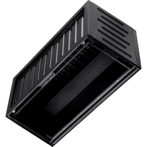 Boîte de rangement pour figurines, protection anti-poussière, vitrine transparente noire. (1/5)