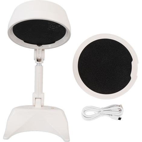 Ortviai Hotte aspirante portable 3 vitesses, pliable et silencieuse pour barbecue intérieur, camping ou fondue – Filtre inclus (1/5)