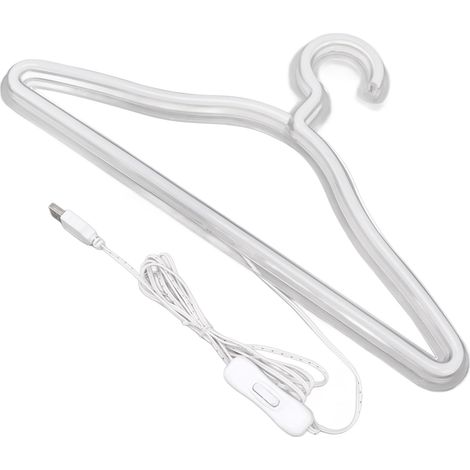 Panneau lumineux LED néon pour cintre, décoration murale pour chambre, magasin, décoration de fêtes (1/5)