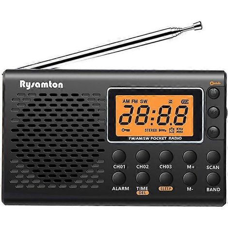 Full Band FM AM SW Radio Stéréo Écran Double-purpose Manual Radio FM (1/5)