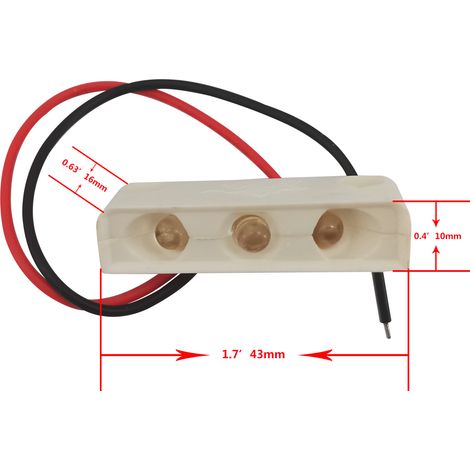 Éclairage de passerelle et d'escalier marin à LED encastré étanche, luminaire de sol, accessoires d'éclairage pour escaliers de camping-cars et yachts - éclairage de passerelle et d'escalier 663 - lum (1/4)