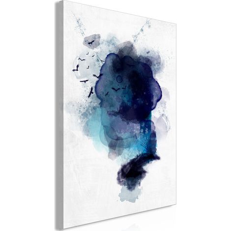 Dipinto - Memoria Blu (1 parte) verticale (1/3)
