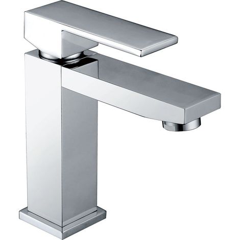 Grifería monomando de Lavabo Latón Cromado Serie Nantes IMEX (1/3)
