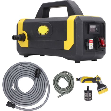 Elektrische Wasserpumpe mit Lithium-Ionen-Akku, selbstansaugende Landwirtschaftspumpe, Förderhöhe 50–100 m, Stromversorgung 100–240 V, EU-Stecker (1/5)