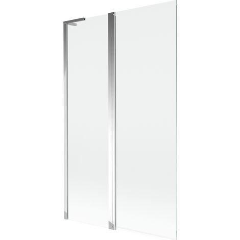 Mexen Mist L paravent de baignoire 2 volets 110 x 150 cm, transparent, chrome - 8A9L-110-011-01-00 (1/5)