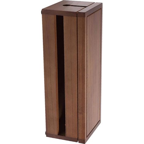Boîte de Rangement Bois Massif pour Prise et Câbles Organiseur Robuste avec Ventilation Latérale Coins Arrondis et Rainures Antidérapantes Grand Modèle pour Gestion Câbles Maison (1/5)