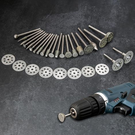 5er Set Diamantbeschichtete Kugel-Schleifköpfe – 6 Mm Schaft, Verschiedene Durchmesser Für Holz & Metall